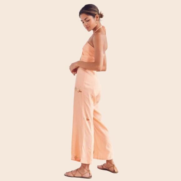 Flynn Skye Jordan Cut-Out Halter Jumpsuit Size Medium - Picture 2 of 15